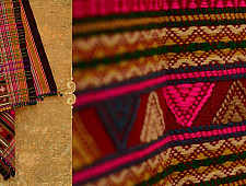 Dhabro ~ Full Bharat Shawl { woolen } - Maroon